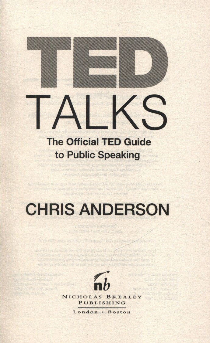 Книга Андерсон К.: TED Talks купить,NaN