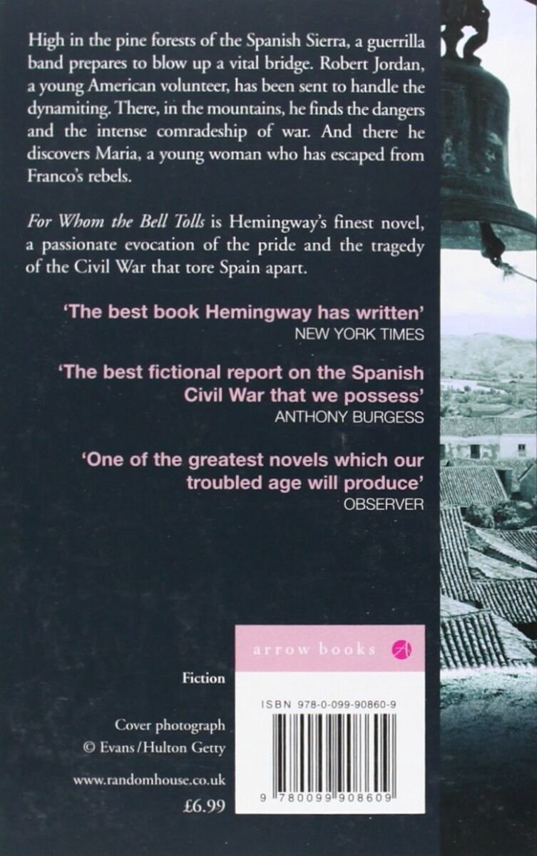 Книга Hemingway E.: For Whom the Bell Tolls купить,NaN