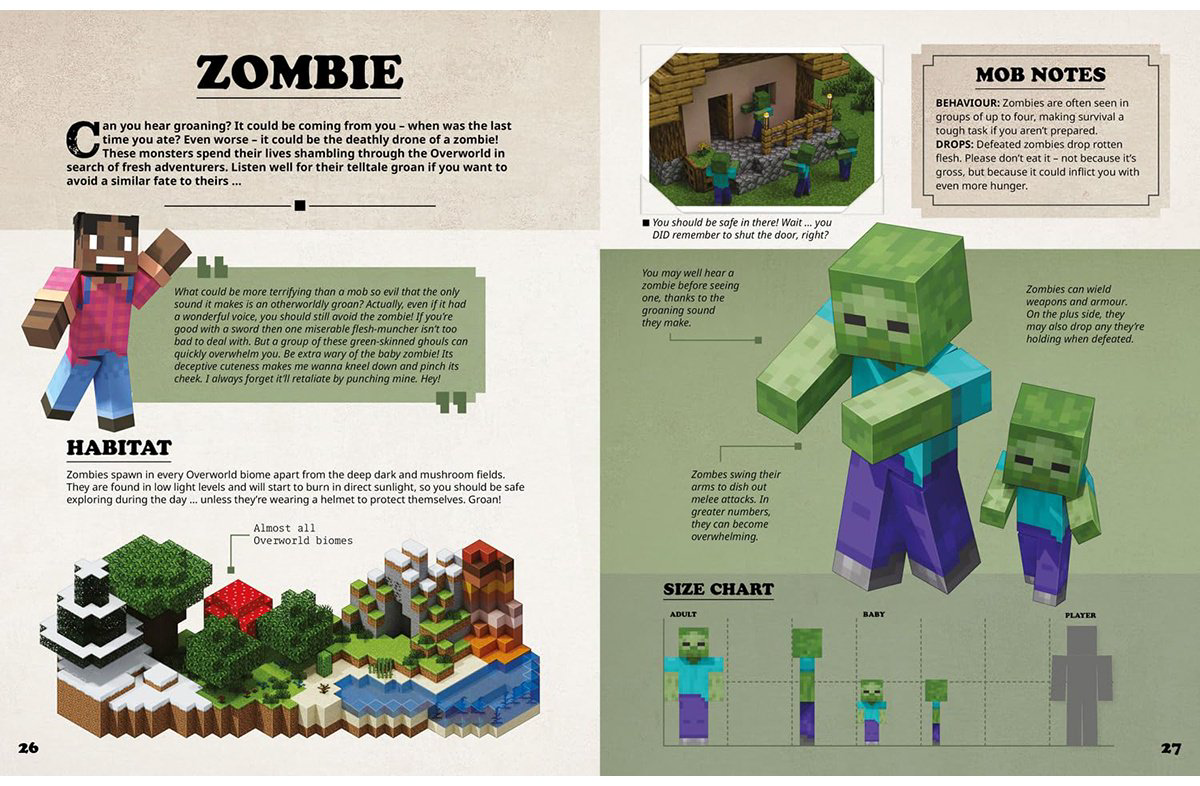 Книга MINECRAFT MOBSPOTTER’S ENCYCLOPEDIA купить,NaN