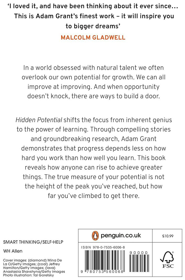 Книга Грант А.: Hidden Potential купить,NaN