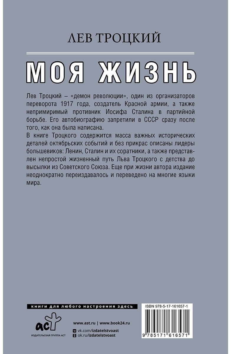 Книга Троцкий Л. Д.: Моя жизнь купить,NaN
