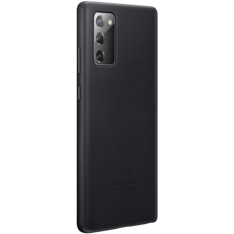 Чехол Leather Cover для Samsung Galaxy Note 20 EF-VN980LBEGRU черный