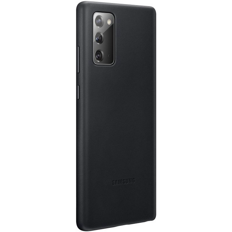 Чехол Leather Cover для Samsung Galaxy Note 20 EF-VN980LBEGRU черный купить,NaN