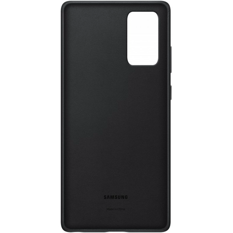 Чехол Leather Cover для Samsung Galaxy Note 20 EF-VN980LBEGRU черный купить,NaN