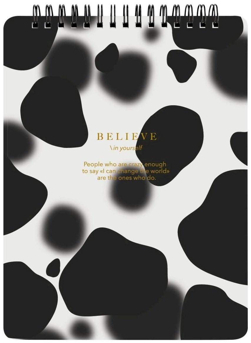 Блокнот Be Smart Believe, A5, 80 л, клетка