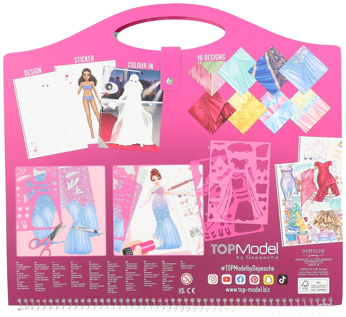 Раскраска Depesche GLAMOUR TOPModel купить,0