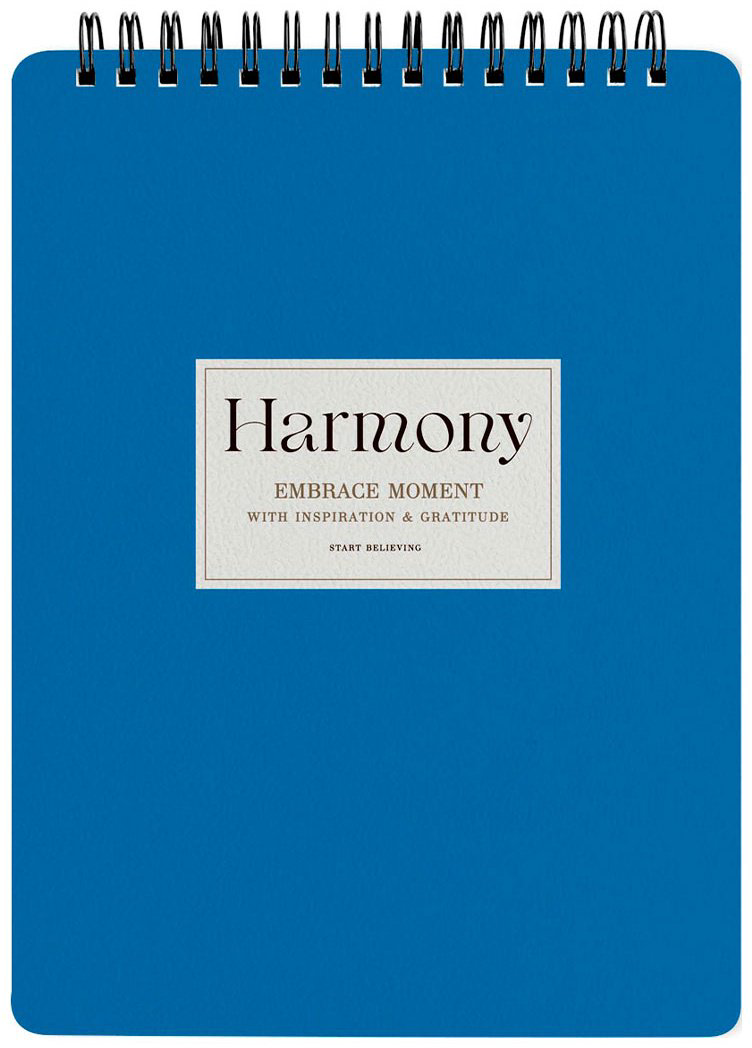 Блокнот Be Smart Harmony, A5, 80 л, синий купить,NaN