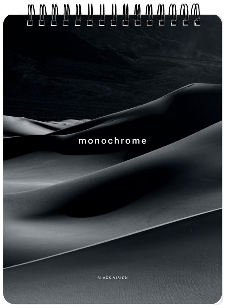 Блокнот Be Smart "Dune", бархан, A5, 80 л, черный