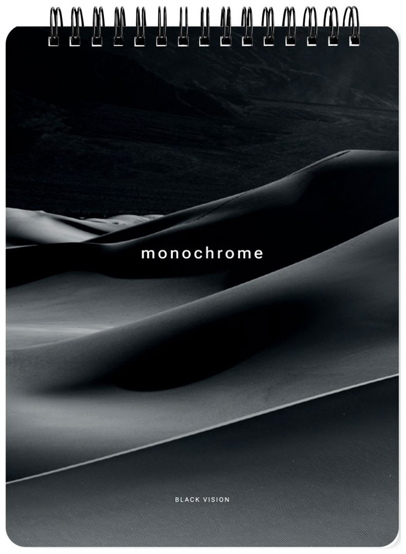 Блокнот Be Smart "Dune", бархан, A5, 80 л, черный купить,NaN
