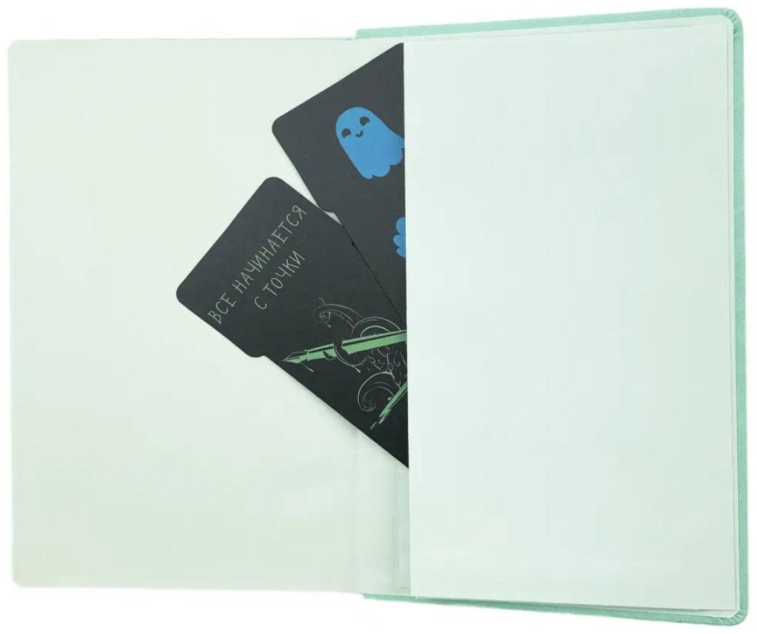 Блокнот Listoff Joy Book.&nbsp;Ментоловый, A5, 96 л, зеленый купить,NaN