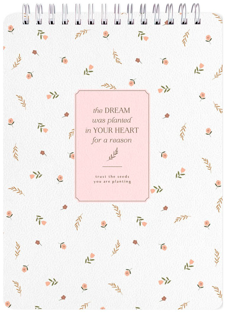 Блокнот Be Smart April, A5, 80 л, белый купить,NaN