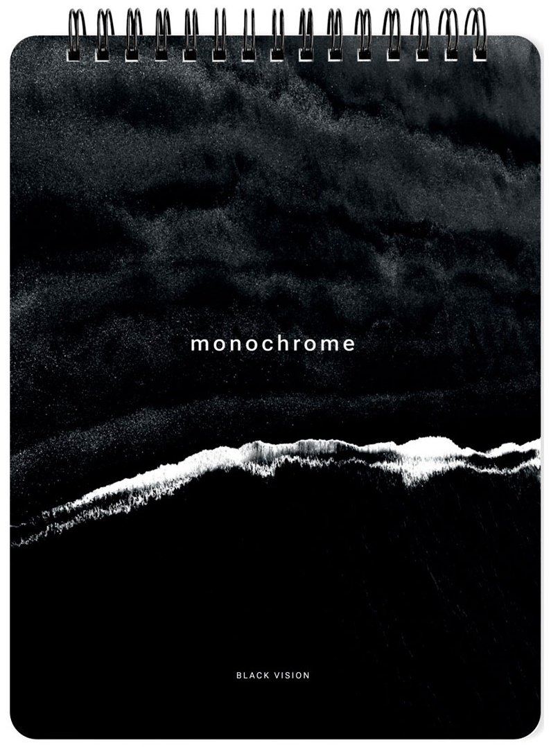 Блокнот Be Smart "Dune", прилив, A5, 50 л, черный