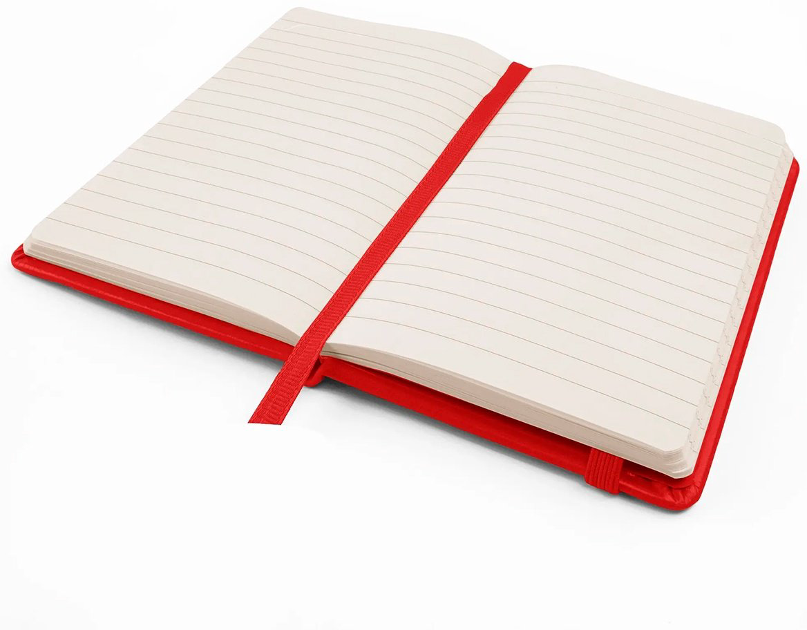 Блокнот Listoff Joy Book. Очень красный, A6, 96 л, красный купить,NaN