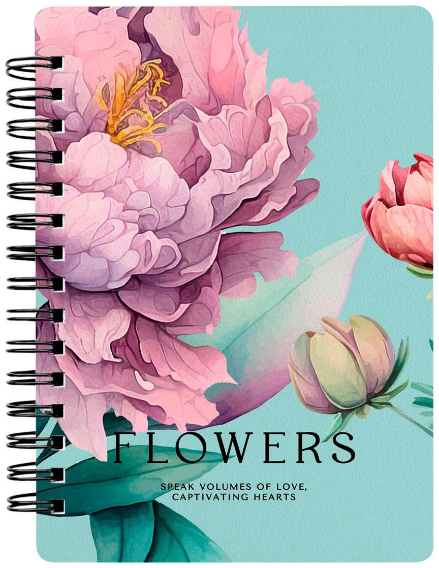 Блокнот Be Smart Peony, A6, 80 л, мультиколор купить,NaN