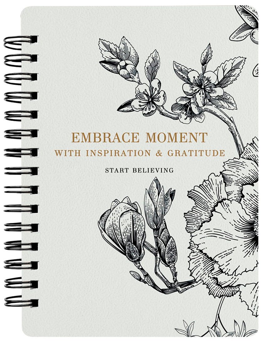 Блокнот Be Smart "Harmony", цветы на айвори, A6, 120 л, белый