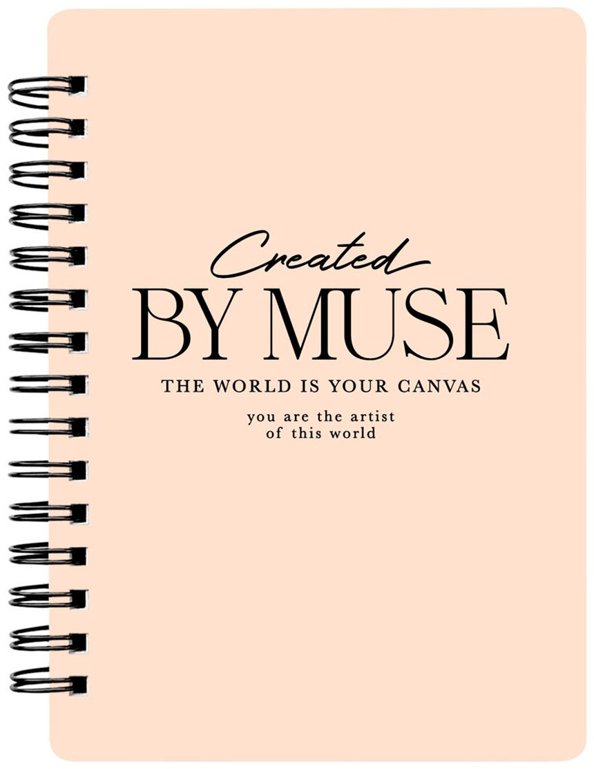 Блокнот Be Smart Muse, A6, 120 л, бежевый купить,NaN