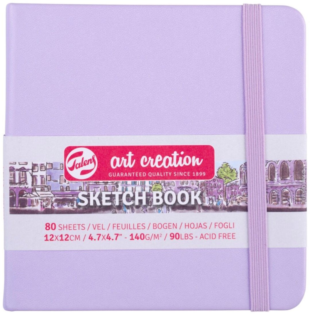 Art Creation Talens фиолетовый 80 листов 12х12 см