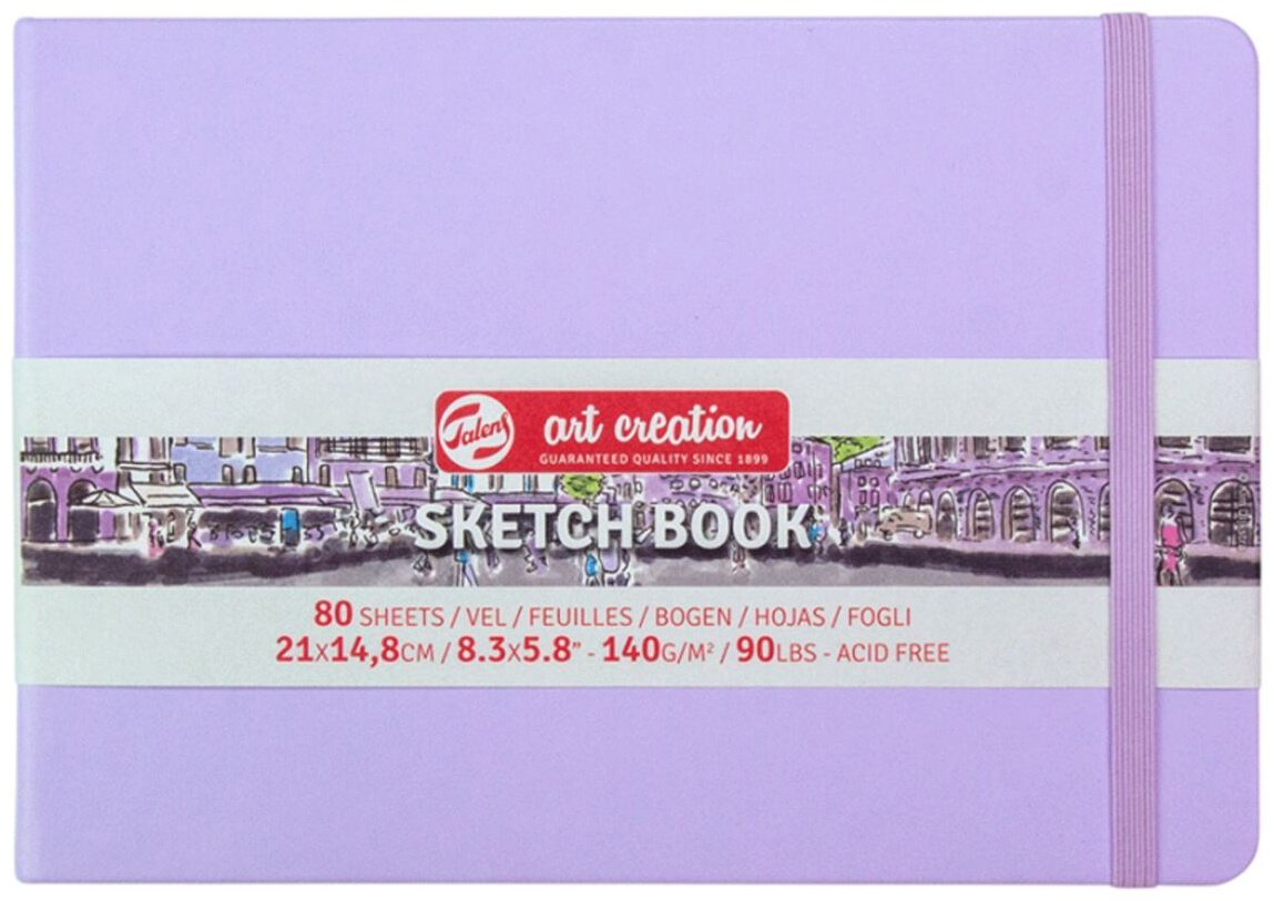 Art Creation Talens фиолетовый 80 листов 14.8х21 см купить,NaN