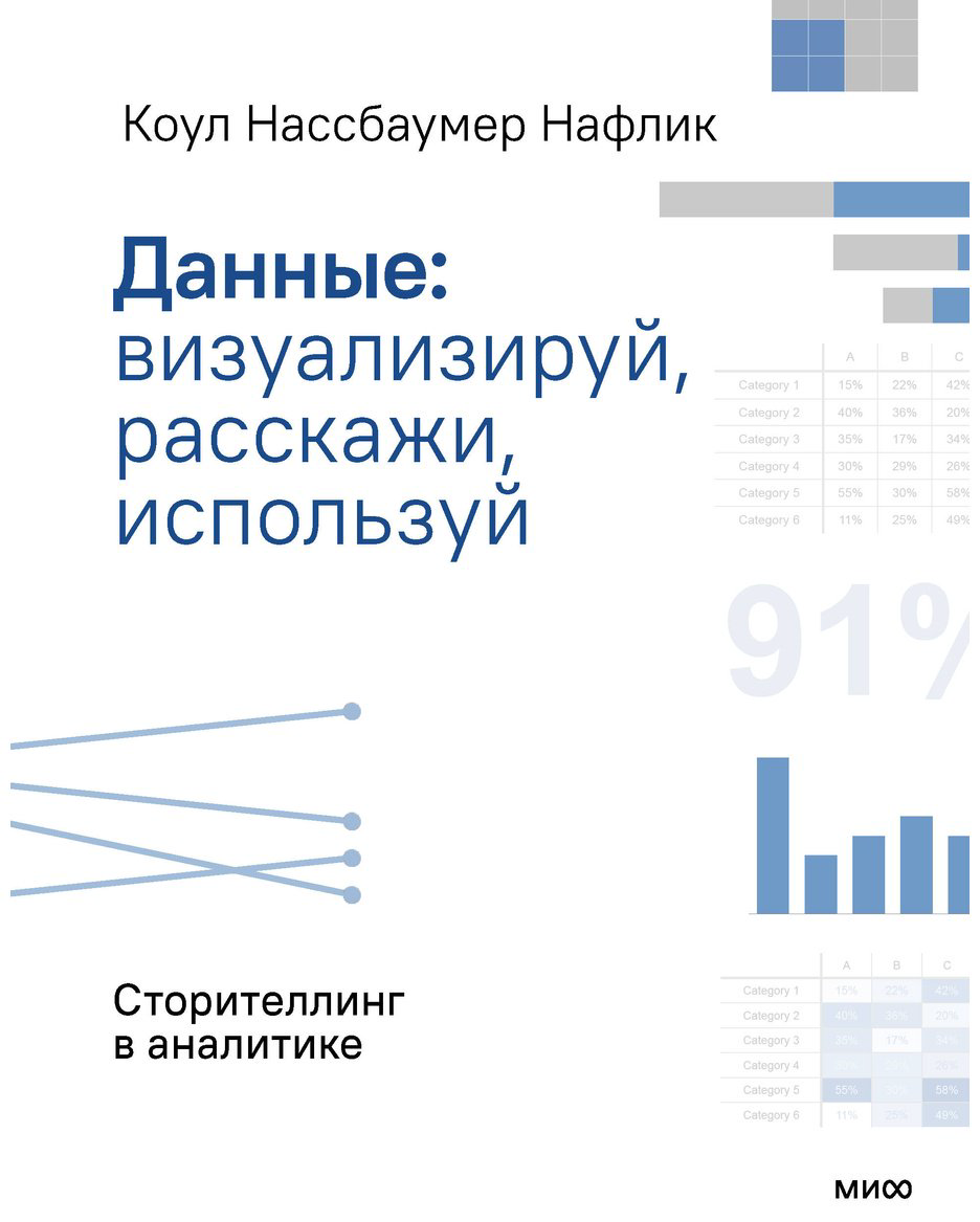 Книга Нафлик К. Н.: Данные: визуализируй, расскажи, используй. Сторителлинг в аналитике купить,NaN
