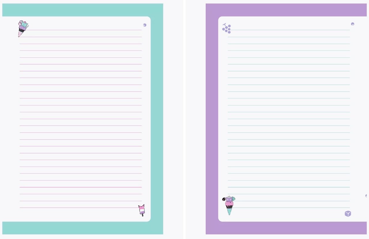 Блокнот Эксмо Куроми, A6, 56 л, мультиколор