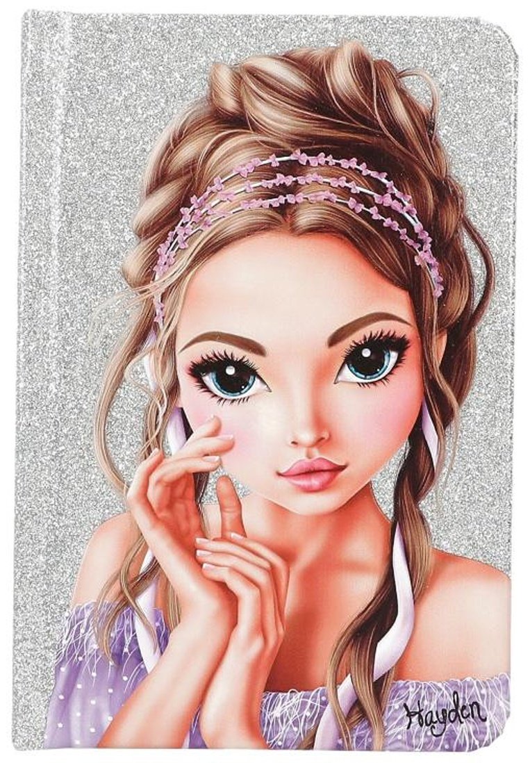Блокнот с карандашом TOPModel Glitter Queen 412645, A5, 160 л, мультиколор купить,0