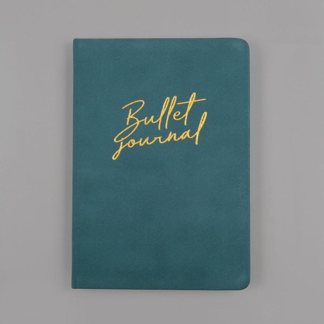 Блокнот JOHNSHEN Bullet Journal, A5, 80 л, зеленый