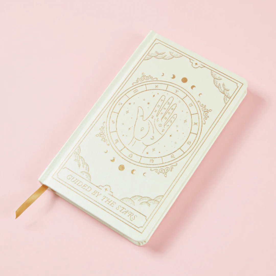 Блокнот Designworks Ink Guided By The Stars, A5, 128 л, бежевый купить,NaN