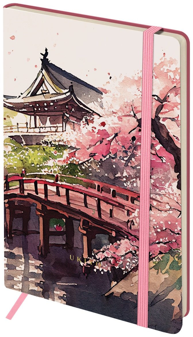 Записная книжка Greenwich Line Sakura. Karahafu, A5, 80 л, мультиколор