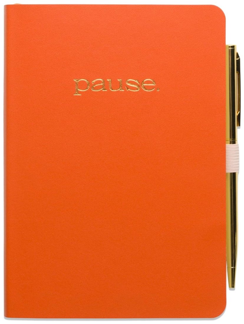 Блокнот Designworks Ink Pause, A6, 98 л, оранжевый