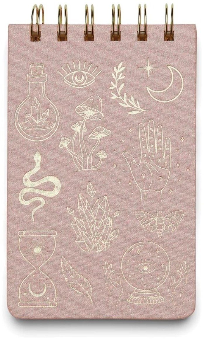 Блокнот Designworks Ink Mystic Icons, A6, 80 л, розовый