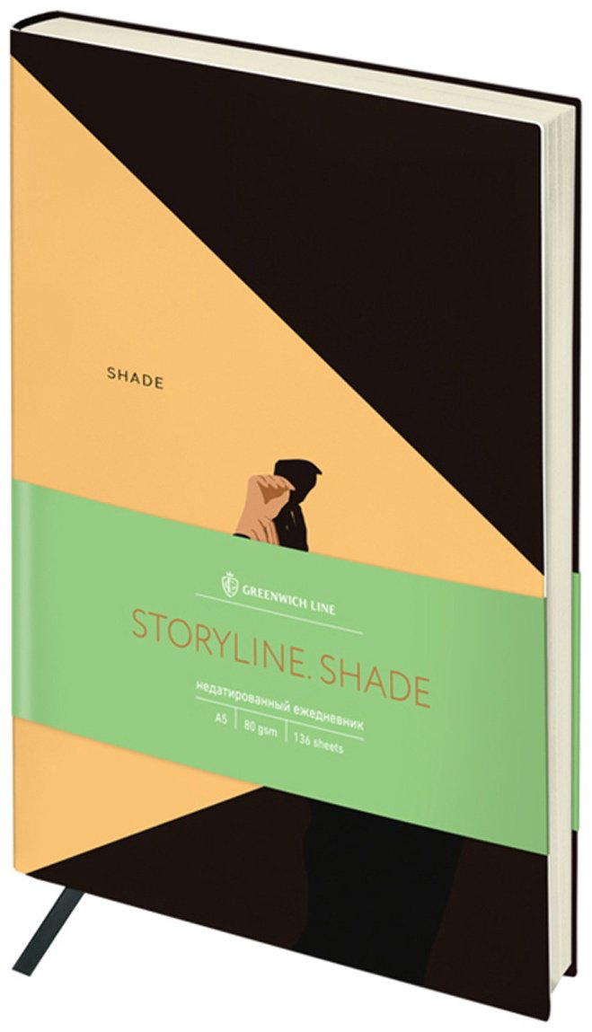 Ежедневник Greenwich Line Storyline. Shade, A5, 136 листов, мультиколор купить,NaN