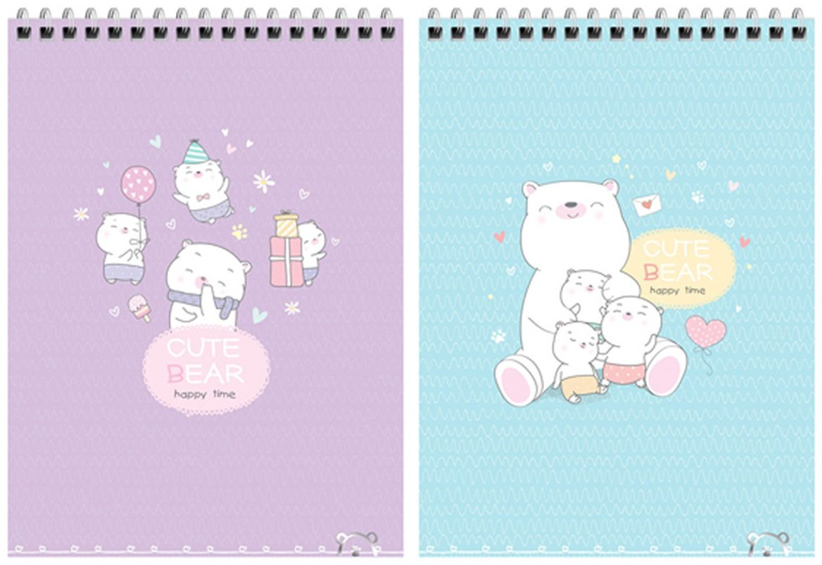 Блокнот MESHU Sweet bear, A5, 60 листов, мультиколор купить,NaN