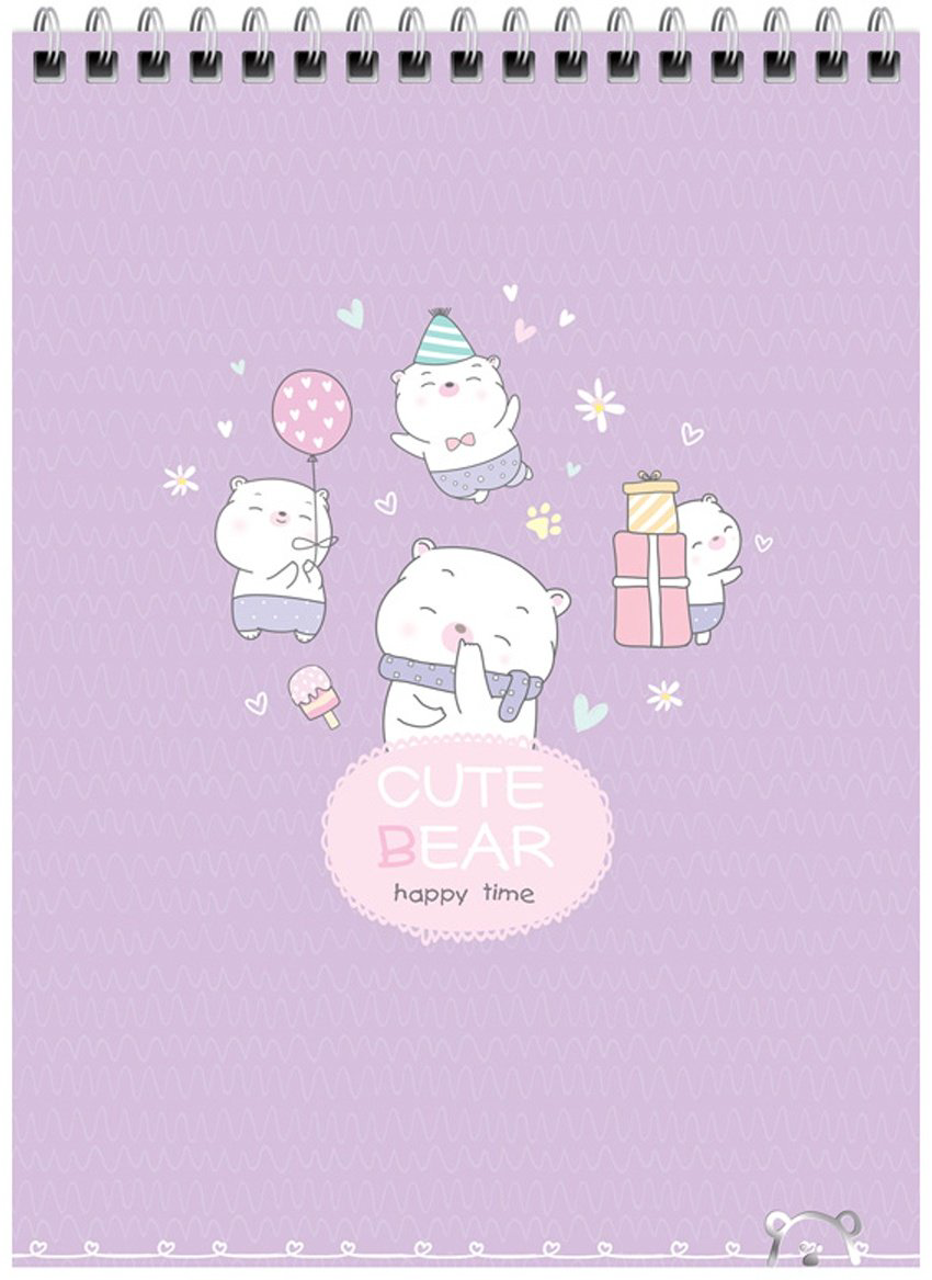 Блокнот MESHU Sweet bear, A5, 60 листов, мультиколор купить,NaN