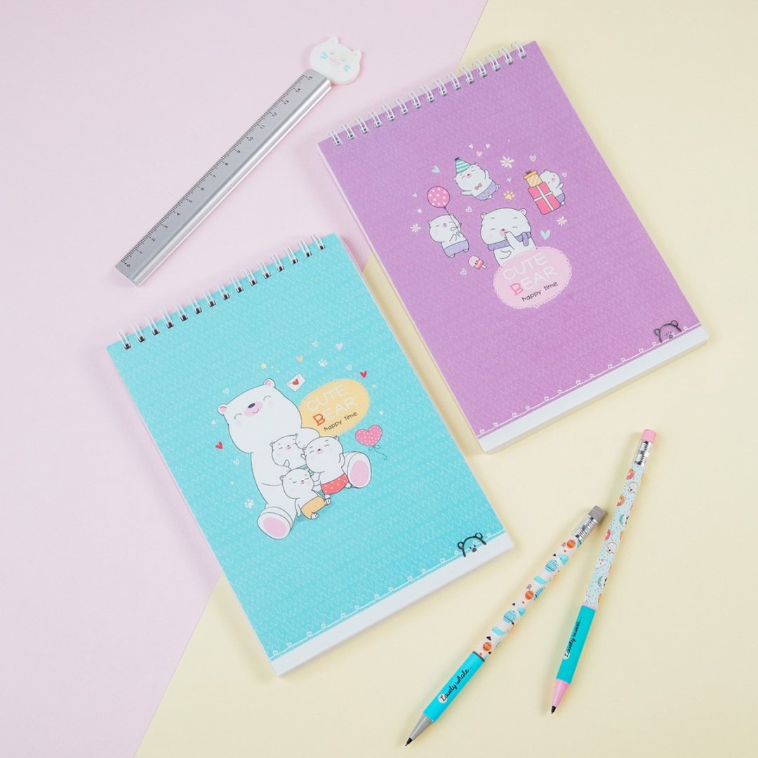 Блокнот MESHU Sweet bear, A5, 60 листов, мультиколор - ForteMarket Блокнот MESHU Sweet bear, A5, 60 листов, мультиколор купить,0