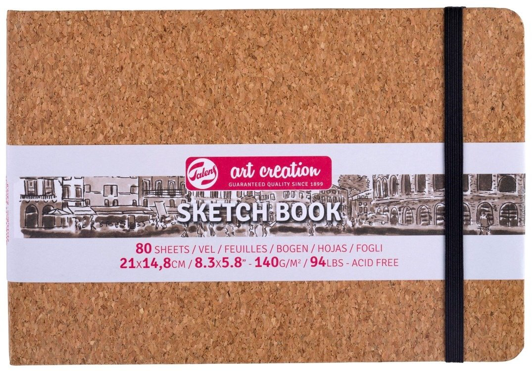 Блокнот Art Creation Пробка, A5, 80 листов, коричневый купить,NaN