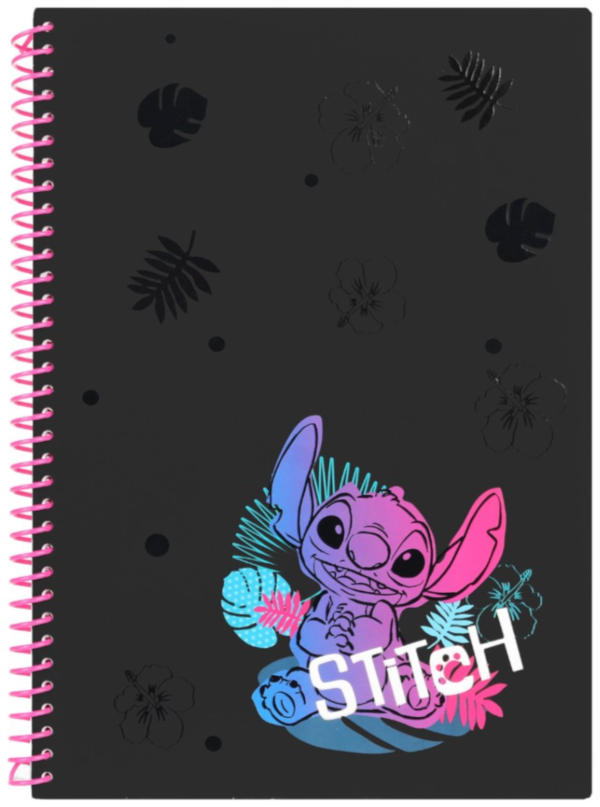 Блокнот CoolPack Stitch, A4, 100 л, черный