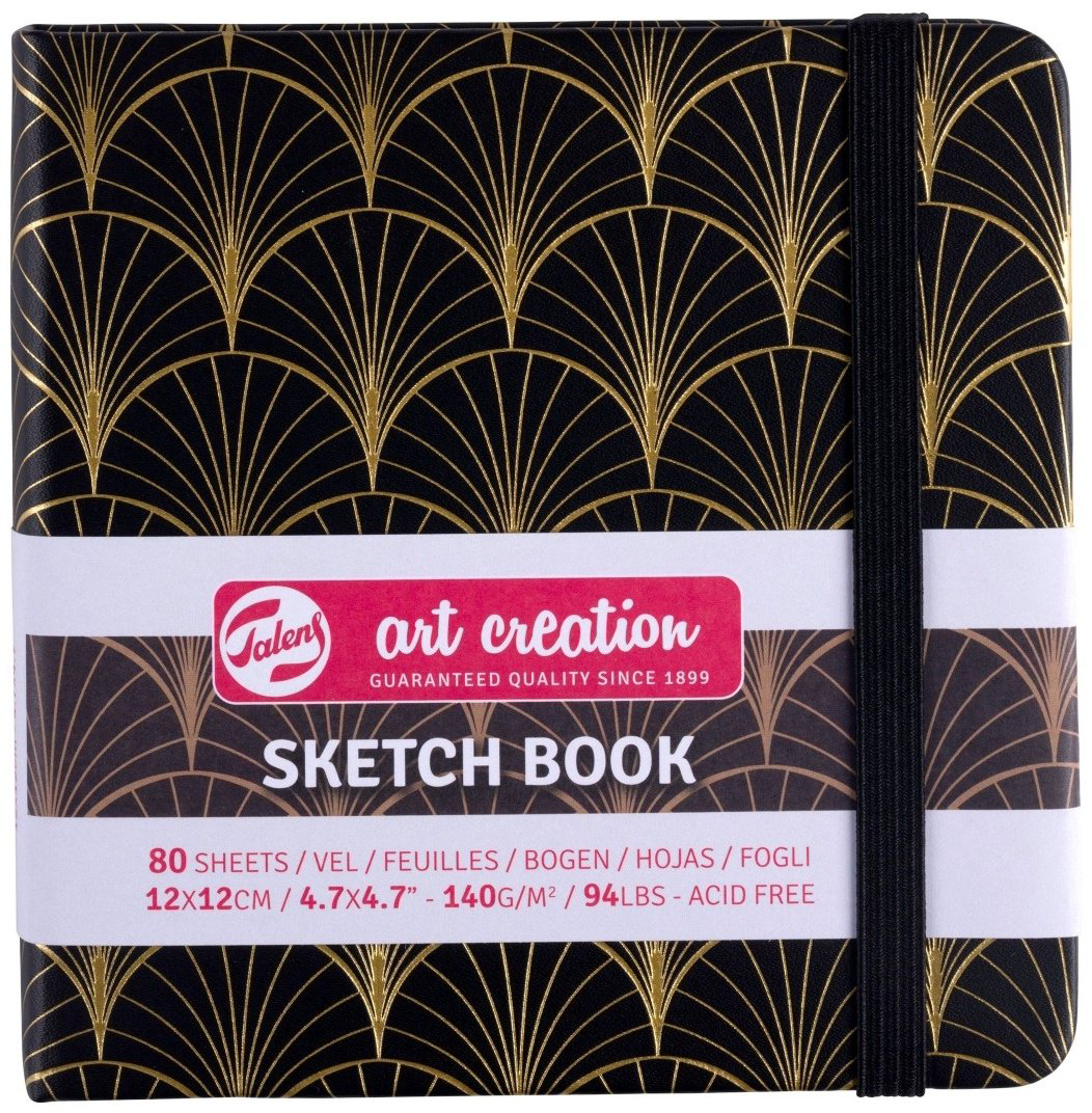 Блокнот Art Creation Art Deco, B6, 80 листов, черный купить,NaN