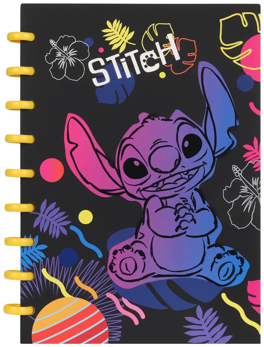 Блокнот CoolPack Stitch, A5, 100 л, черный