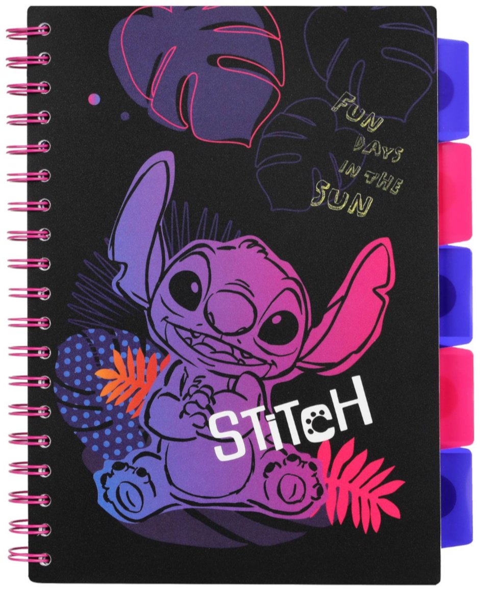 Блокнот CoolPack Stitch, A4, 100 л, черный
