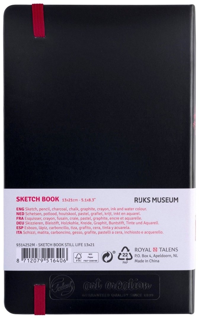 Блокнот Art Creation Still Life with Flowers in a Glass Vase, A5, 80 листов, мультиколор