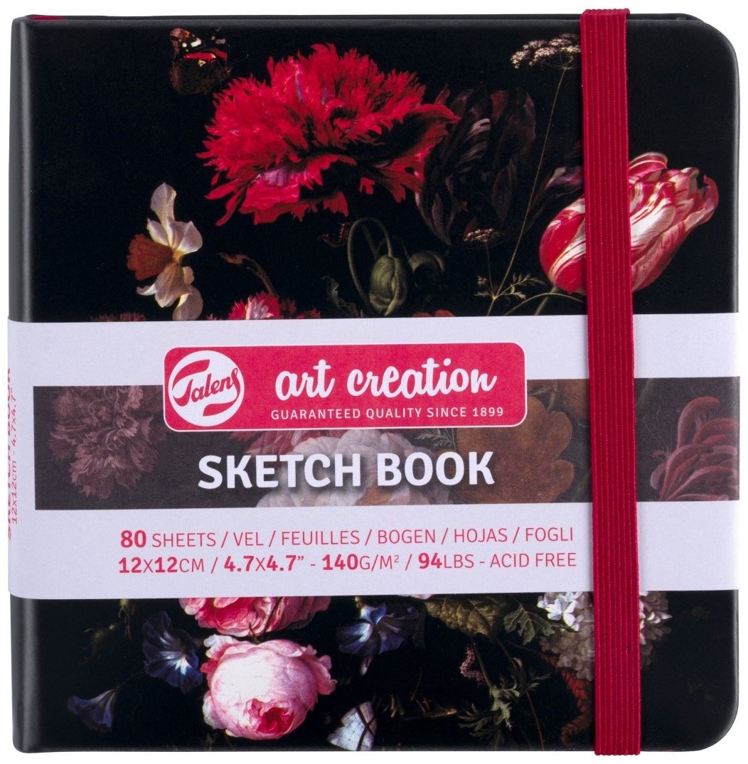 Блокнот Art Creation Still Life with Flowers in a Glass Vase, B6, 80 листов, мультиколор