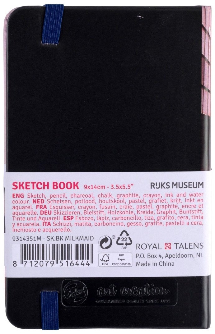 Блокнот Art Creation Молочница, B6, 80 листов, мультиколор