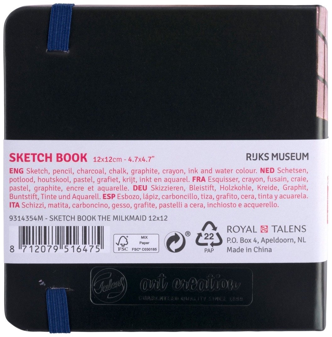 Блокнот Art Creation Молочница, B6, 80 листов, мультиколор