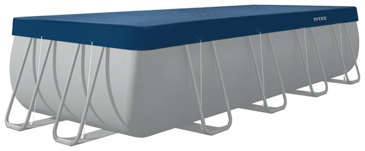Тент для бассейна Intex 28086 549x274см синий купить,NaN