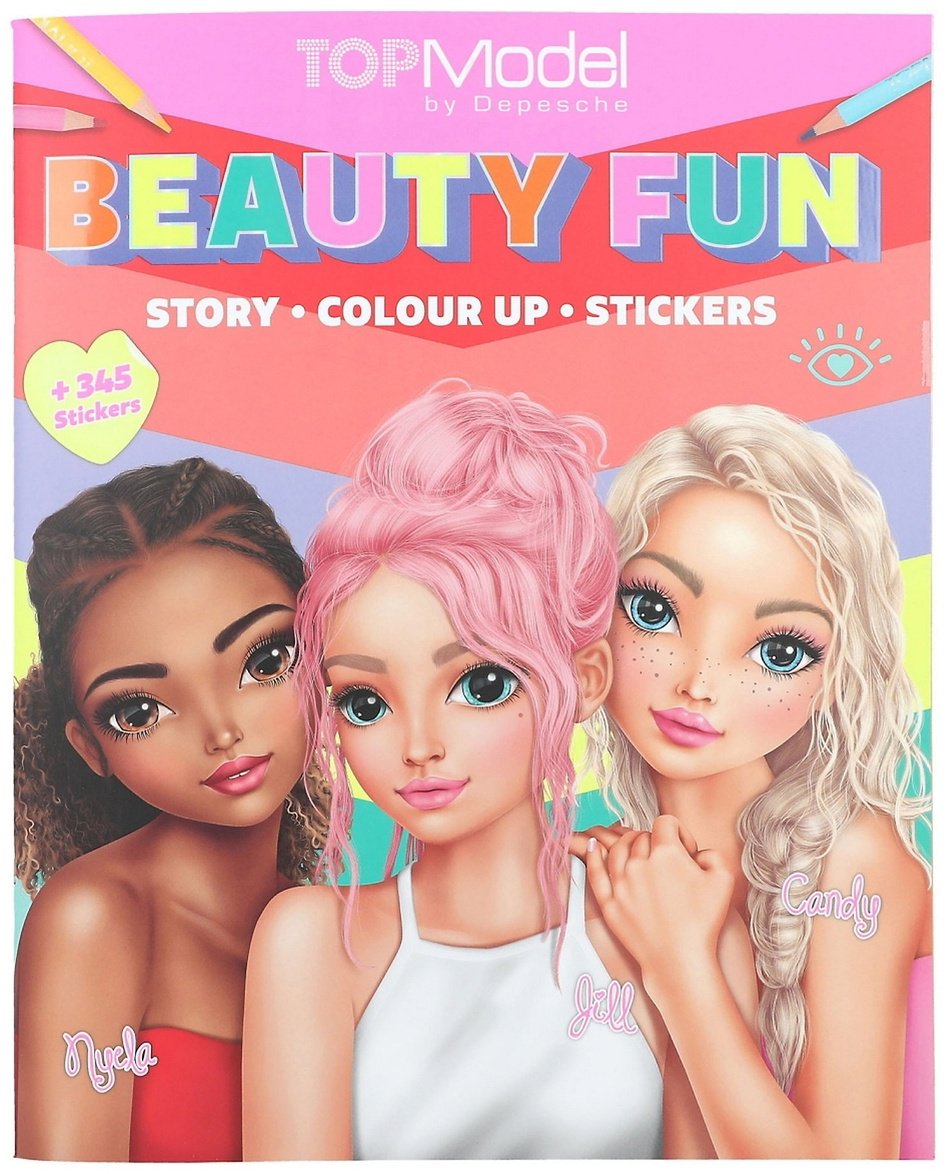 Раскраска Depesche BEAUTY FUN TOPModel