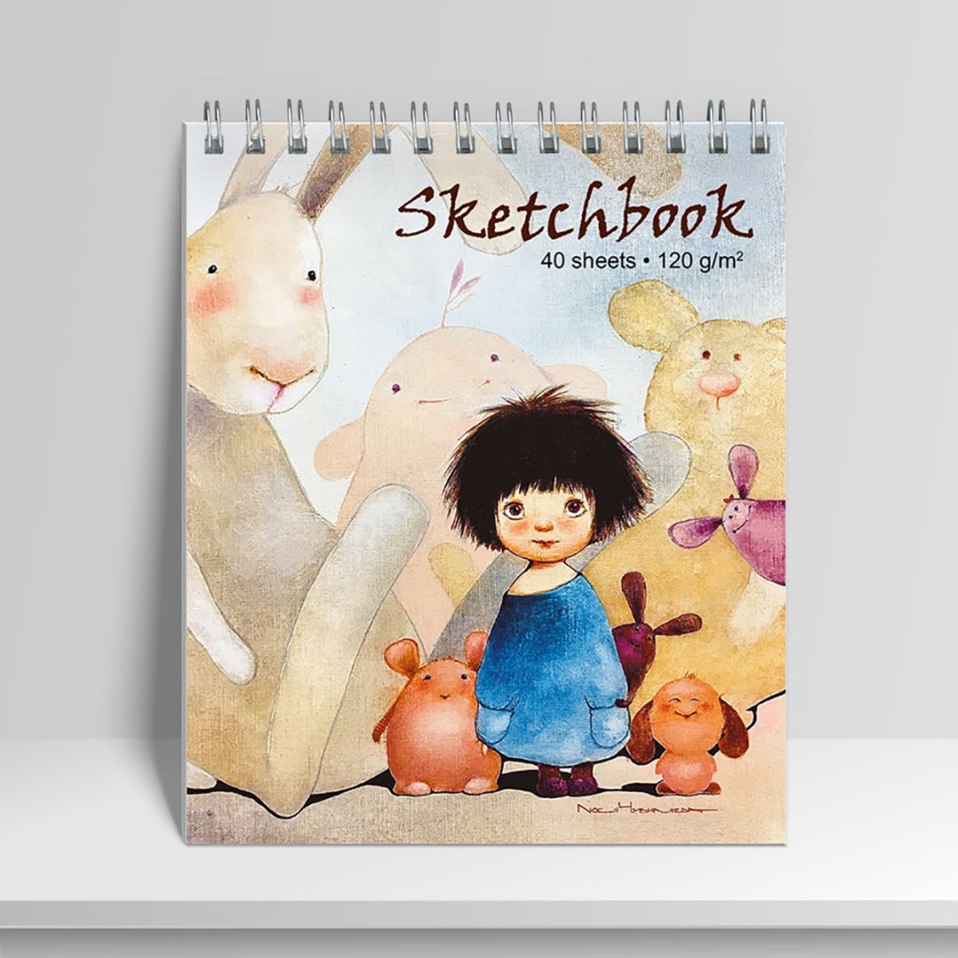 Скетчбук SEVENTEEN Музорики, A6, 40 листов, мультиколор