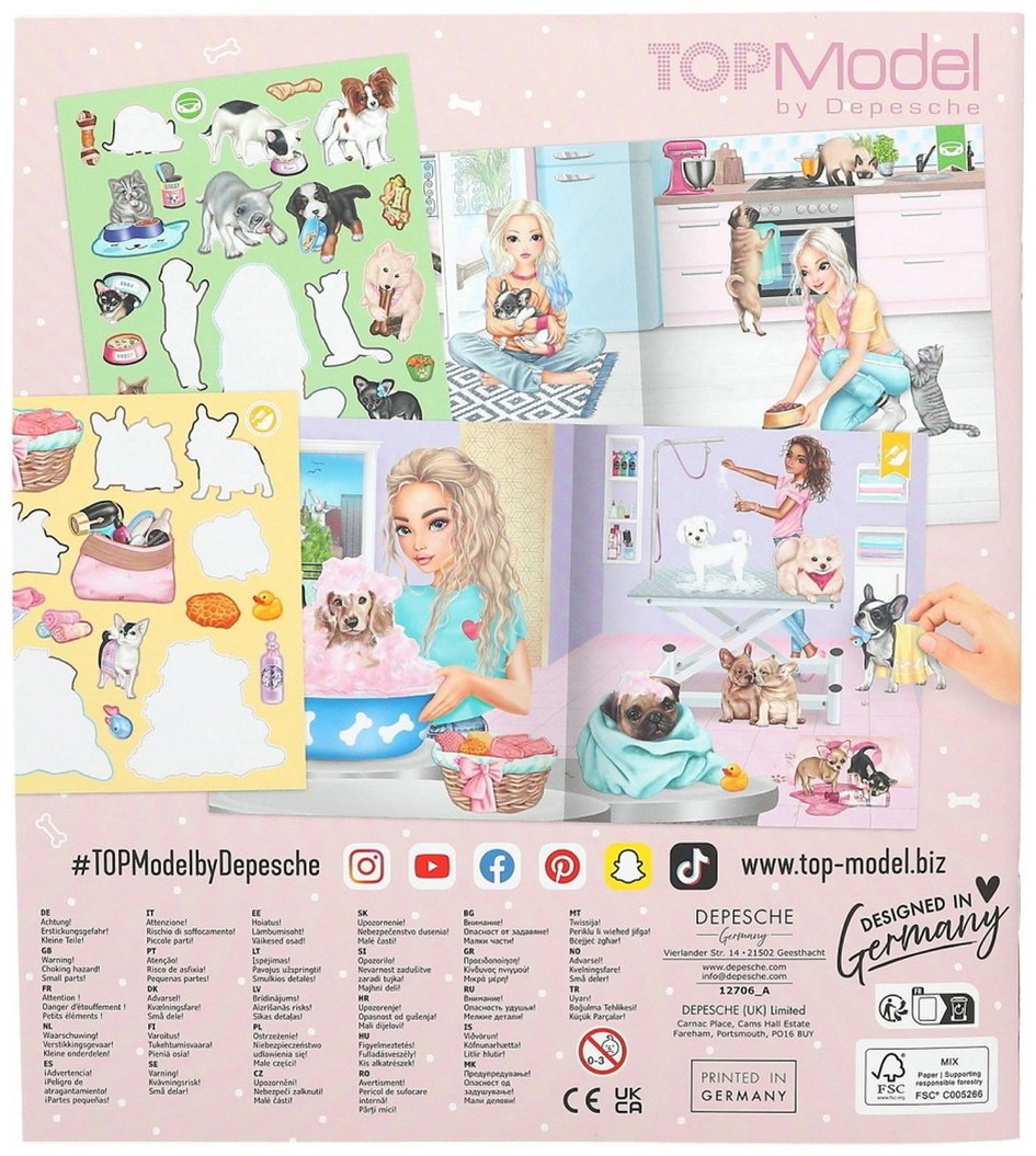 Раскраска Depesche BEAUTY FUN TOPModel - ForteMarket Раскраска Depesche BEAUTY FUN TOPModel купить,0