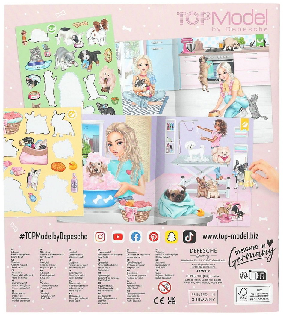 Раскраска Depesche BEAUTY FUN TOPModel купить,NaN