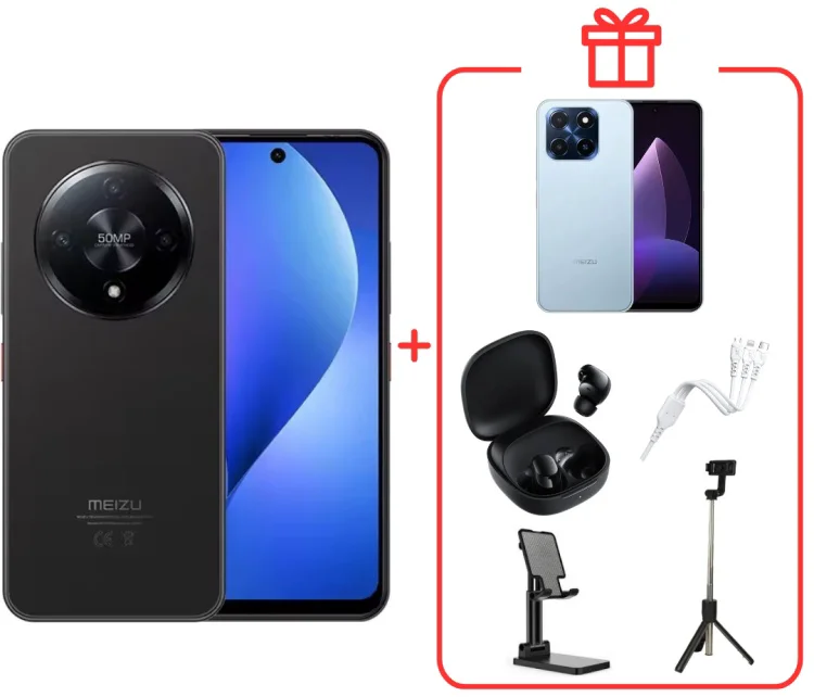 Смартфон Meizu MBLU 22 Pro 4/128GB черный + подарок купить,NaN