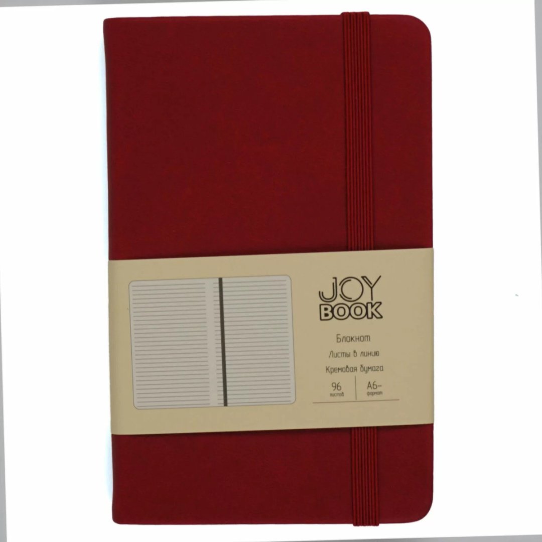 Блокнот Listoff Пряное вино, A6, 96 л, красный